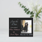 Save the Date Postkarte (Stehend Vorderseite)