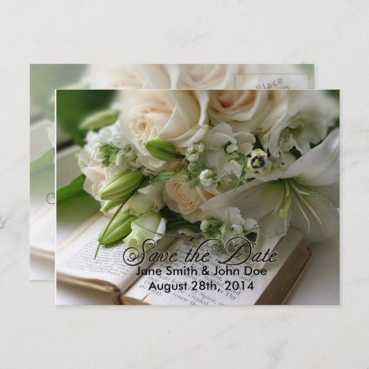 Save the Date Postkarte (Vorne/Hinten)