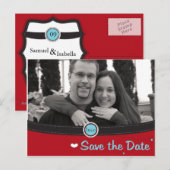 Save the Date Postkarte (Vorne/Hinten)