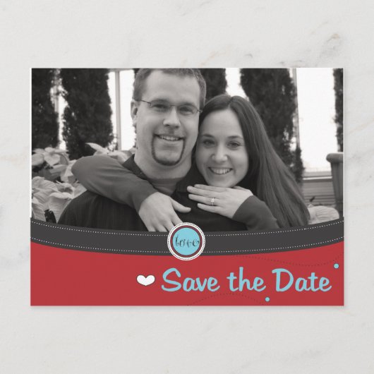 Save the Date Postkarte (Vorderseite)