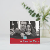 Save the Date Postkarte (Stehend Vorderseite)