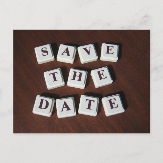 Save the Date Postkarte (Vorderseite)
