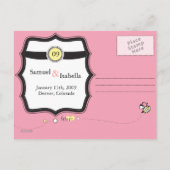 Save the Date Postkarte (Rückseite)