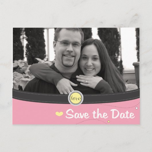 Save the Date Postkarte (Vorderseite)