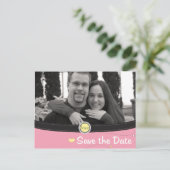 Save the Date Postkarte (Stehend Vorderseite)