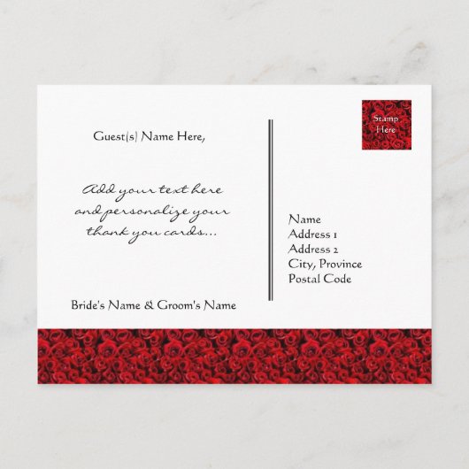 Save the Date - Postkarte (Rückseite)