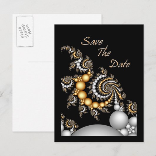 Save the Date Postkarte (Vorne/Hinten)