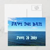SAVE THE DATE Postkarte (Vorne/Hinten)
