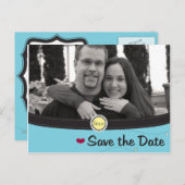 Save the Date Postkarte (Vorne/Hinten)