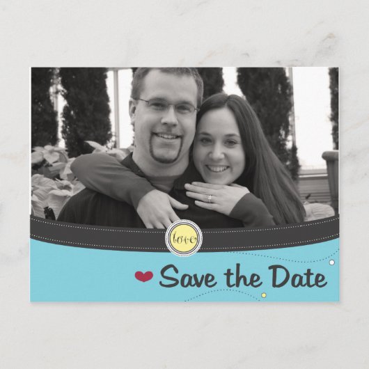 Save the Date Postkarte (Vorderseite)