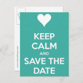 Save the Date Postkarte (Vorne/Hinten)