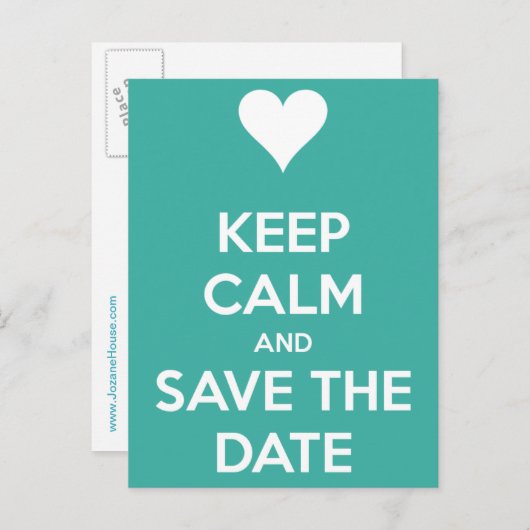Save the Date Postkarte (Vorne/Hinten)