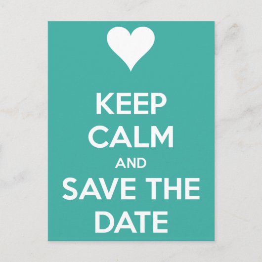 Save the Date Postkarte (Vorderseite)