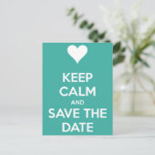 Save the Date Postkarte (Stehend Vorderseite)