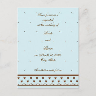 Save the Date Postkarte