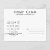 Save the Date Postkarte (Rückseite)