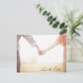 Save the Date Postkarte (Stehend Vorderseite)