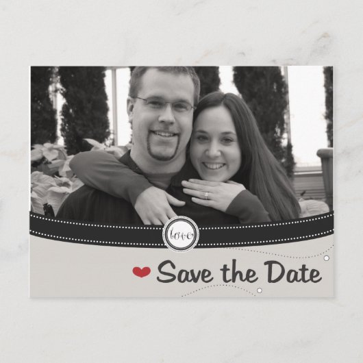 Save the Date Postkarte (Vorderseite)