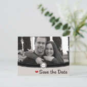Save the Date Postkarte (Stehend Vorderseite)