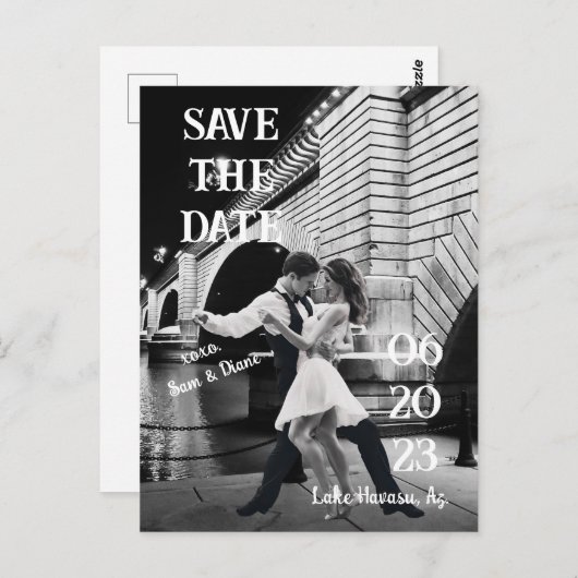 Save the Date Postkarte (Vorne/Hinten)