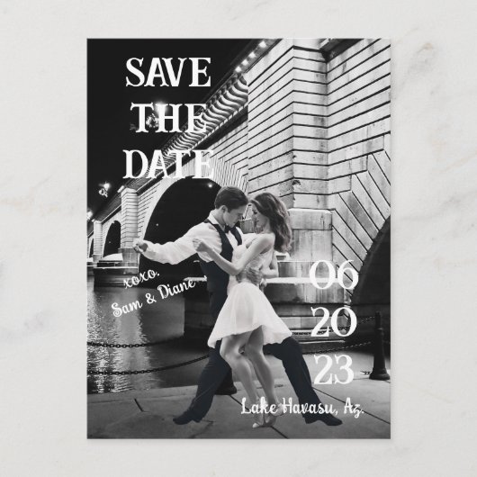 Save the Date Postkarte (Vorderseite)