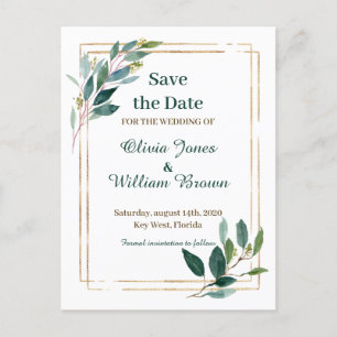 Save the Date Postkarte