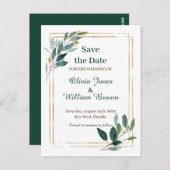 Save the Date Postkarte (Vorne/Hinten)