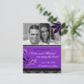 Save the Date Postkarte (Stehend Vorderseite)