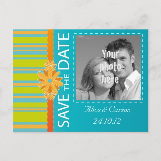 Save the Date Postkarte (Vorderseite)