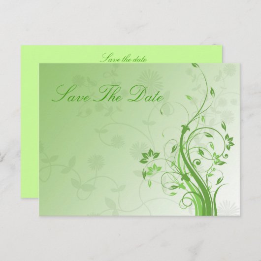 Save the Date Postkarte (Vorne/Hinten)