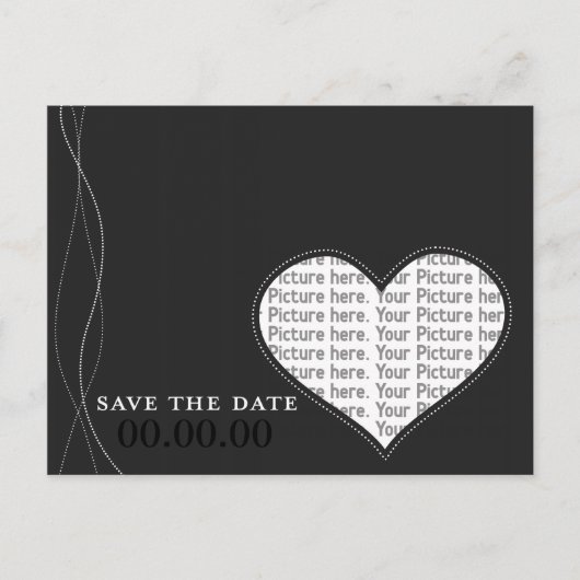 Save the Date Postkarte (Vorderseite)