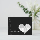 Save the Date Postkarte (Stehend Vorderseite)