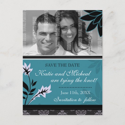 Save the Date Postkarte (Vorderseite)