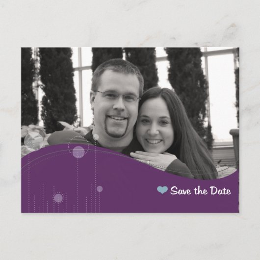 Save the Date Postkarte (Vorderseite)