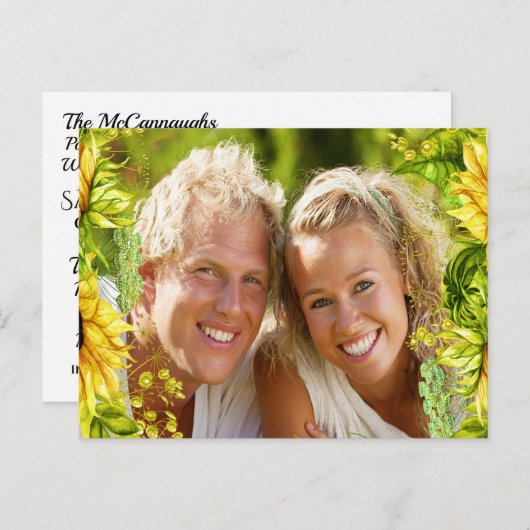 Save the Date Postkarte (Vorne/Hinten)