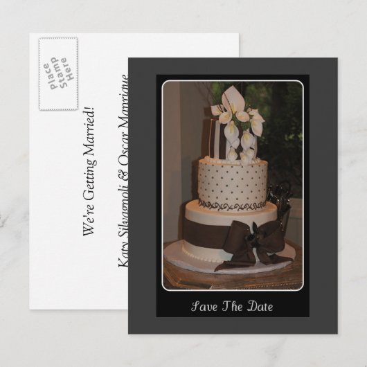 Save the Date Postkarte (Vorne/Hinten)