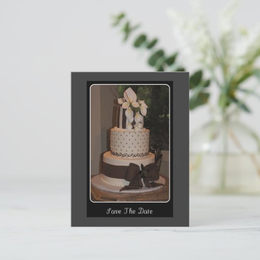 Save the Date Postkarte (Stehend Vorderseite)