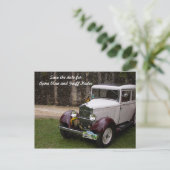 Save the Date Postkarte (Stehend Vorderseite)