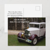 Save the Date Postkarte (Vorne/Hinten)