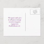 Save the Date Postkarte (Rückseite)