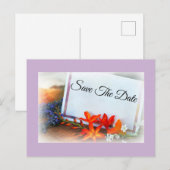 Save the Date Postkarte (Vorne/Hinten)