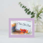 Save the Date Postkarte (Stehend Vorderseite)