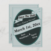 Save the Date Postkarte (Vorne/Hinten)