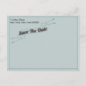 Save the Date Postkarte (Rückseite)