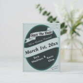 Save the Date Postkarte (Stehend Vorderseite)