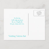 Save the Date Postkarte (Rückseite)