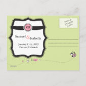 Save the Date Postkarte (Rückseite)
