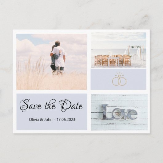 Save the Date Postkarte (Vorderseite)