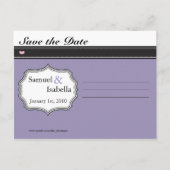 Save the Date Postkarte (Rückseite)