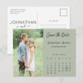Save the Date Postkarte (Vorne/Hinten)